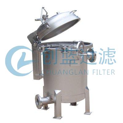不銹鋼袋式過濾器，又稱保安過濾器的結構介紹(圖1)